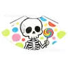 Capa Personalizada de Fábrica para el Día de Muertos Infantil con Estampado de Calaveras Disfraz de Actuación para Niñas