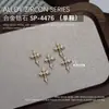 Joyería para Uñas Aleación Circonita Cuervo Corazón Cruz Diamante Pila Retro Oscuro Accesorios Decoración de Uñas con Circonita