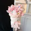 Ramo de Muñeca de Helado Producto Terminado Muñeca Creativa Sosteniendo Flores Regalo Festivo para Amigos Regalo de Cumpleaños Al Por Mayor