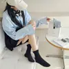 Calcetines con volantes Lolita para niñas, Calcetines cortos de color liso estilo coreano Miu, Calcetines de encaje de algodón puro Ins para mujer, Versátiles