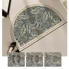 Felpudo retro baño puerta de baño absorbente secado rápido lodo de diatomeas alfombrilla suave baño inodoro alfombrilla antideslizante