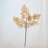 Flores Artificiais Douradas Flores de Véspera de Ano Novo Casamento Atacado Balde de Bênçãos Folhas Douradas DIY Flores Artificiais Transfronteiriças Decorações de Ano Novo para Casa