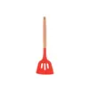 Utensílios de Cozinha de Silicone Cabo de Madeira Pá de Vazamento Ferramentas de Cozinha Pá de Silicone Colorida Pá Antiaderente Pá de Silicone Doméstica