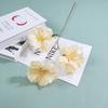 Única simulação 3-cabeça Lanxi flor casamento salão de casamento flor linha estrada chumbo base arranjo de flores decoração mesa exibição de flores Comércio exterior