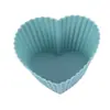 Taza de Silicona para Cupcakes y Muffins Resistente a Altas Temperaturas Molde para Pudín Molde para Tartaletas de Huevo