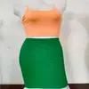Saia de Quadril Feminina Outono e Primavera Tamanho Grande Saia Profissional Ol Saia Tubinho Trabalho Cintura Alta Stretch Curta Saia Curta para Gordas mm