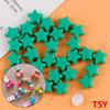 Estrella pentagrama luminosa de acrílico de 12 mm, cabeza de cuerda para pulsera DIY con cuentas, accesorios de joyería, lindo color caramelo