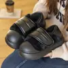 Zapatos de Algodón con Velcro de Lujo Ligero de Invierno para Mujer, Forro de Terciopelo Espeso, Cálidos, Cobertura Total en el Talón, Botas de Nieve, Protección contra el Frío, Botas de Algodón Versátiles
