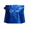 Bolsa de embalaje para café con forma de diamante con válvula de aire, cremallera lateral de forma especial, sellado de granos de café, a prueba de humedad, conservación de la frescura, bolsa de grado alimenticio
