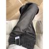 Jeans Gruesos con Forro de Polar Talla Grande para Mujer, Nuevo Estilo Otoño e Invierno 2025, Corte Holgado, Adelgazante, Cintura Alta, Pantalones Rectos de Pierna Ancha para Mujeres Talla Grande
