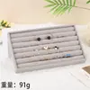 Flanela Joyería Caja de Almacenamiento para Joyería Collar Pulsera Anillo Pendientes Bandeja de Almacenamiento de Escritorio Cajón