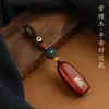 Llavero colgante de lujo de palisandro para coche Marca segura para coche Para hombres y mujeres Exquisito llavero Pequeña joyería colgante