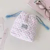 Bolsa Original Acolchoada de Bolinhas com Cordão Alta Aparência Bolsa de Armazenamento à Prova de Poeira para Câmera Instax Bolsa de Armazenamento de Planejador de Grande Capacidade