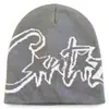 Gorro de Punto Estampado Europeo y Americano Transfronterizo, Gorro Jacquard Versátil de Nicho sin Visera Estilo Hip-Hop Callejero de Moda