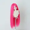 Peruca para Boneca BJD 346 Folha Luo Li Acessórios de Cabelo para Vestir Boneca Franja Longa Cabelo Longo Liso Múltiplas Cores Disponíveis