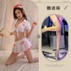 Aishangyou Ropa Interior Sexy Uniforme de Enfermera Tentación Juego de Rol Traje Uniforme Gratis Falda Sexy Pura Deseo Jk