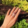 Anillo de Serpiente Topacio de Moda para Mujer Anillo Abierto Ajustable de Lujo Ligero para Hombre Fabricantes de Alta Gama