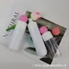 Frasco de Loção Essencial 100ml/120ml/150ml Frasco de Água Demaquilante Plástico Parede Grossa Pressão Frasco para Cuidados com a Pele Tampa de Bola
