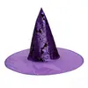 Sombrero de Mago Cosplay para Fiesta de Halloween Malla Transparente Telaraña Sombrero de Bruja Accesorios para Actuación en Escenario