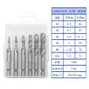 Cross-border 6pc de alta velocidade de aço composto de perfuração e torneira de torneira integrada máquina de chapeamento de titânio tapping tap chanframento tap