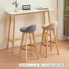 Juego de Mesa y Sillas de Bar Pequeñas Minimalistas Modernas para Uso en el Hogar, Mesa Larga de Patas Altas para Sala de Estar, Mesa de Bar Montada en la Pared Divisoria, Mesa de Café