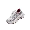 Tenis de Jalar para Mujer, Color Plateado, Populares Zapatos de Papá, Nuevo Modelo 2026, Zapatos Versátiles de Suela Gruesa, Tenis para Mujer, Zapatos Deportivos para Mujer B