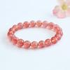 Pulsera de Cristal de Fresa Natural Guan Yu Joyería de Cristal Fábrica Venta al por Mayor Transmisión en Vivo Dropshipping S3051505