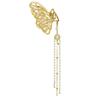 Clip de Mariposa con Borla Tridimensional Clip Grande de Metal con Perla Clip para Cabello Clip para Cabello Placa para la Parte Posterior de la Cabeza para Mujer Clip de Tiburón para Cabello Tocado