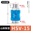 Válvula de corredera neumática HSV-06/08/10/15, válvula de pulsador manual, interruptor deslizante para controlar válvulas de escape, disponible en 2, 3 y 4 tamaños