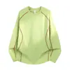 Camiseta de manga larga Hasselblad súper atractiva para mujer, top deportivo versátil casual para exteriores, con bloques de color, cuello redondo, sudadera para pareja, hombre