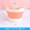 Balde Artístico para Lavar Pincéis, Balde Dobrável de Silicone para Limpeza de Pincéis, Recipiente Portátil para Lavar Pincéis para Pintura Guache, Acrílica e Aquarela