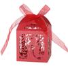 Caja de dulces hueca láser de fábrica transfronteriza en stock, caja de papel para dulces de chocolate para fiesta infantil, hermosa niña