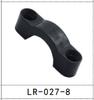 Espaçamento entre Furos 14-15mm Plástico Placa de Crimpage Curva Nylon Fivela de Crimpage de Uma Palavra Protege Plástico Linha de Fixação de Fio Cartão