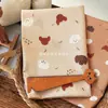 Tela de Algodón Puro de 40 Hilos con Diseños Lindos de Perros de Dibujos Animados de Osamu Harada, Amigable con la Piel, Adecuada para Ropa de Casa, Ropa Infantil, Vestidos de Mujer y Bolsas