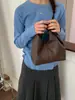 Bolsa de Mão Estilo Balde de Design Exclusivo para Mulheres 2026 Primavera Novo Estilo Alta Qualidade Casual Leve Luxo Versátil Bolsa de Mão