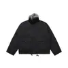 Chaqueta de Algodón Gruesa Estilo Retro Americano Corte Recto Elegante Versátil para Hombres y Mujeres, Ropa de Trabajo Invierno 2025 Abrigo de Pareja