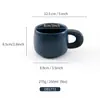 Tazas de Cerámica Klein Azul Famosas en Internet al por Mayor para Desayuno, Leche, Café, Regalos Navideños y Vasos de Agua Personalizables