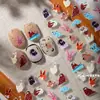 Pegatinas para Uñas Temáticas de Show de Variedades Shen Teng Wang Anyu Animales Lindos Plástico Ccd Teléfono iPad Pegatinas Decorativas