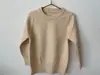 Nuevo suéter de otoño e invierno para niñas, top de manga larga con cuello redondo 2025, tejido de punto de invierno para mujer, capa base, ropa interior para niños