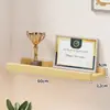 Soporte de Pared para Medallas de Empresa, Estante de Almacenamiento para Certificados, Pared de Fondo, Estante de Una Palabra, Estante para Trofeos