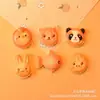 Brinquedo de comida em miniatura simulado biscoitos acessórios de resina cola de creme decorações DIY sobremesas fofas de desenho animado decoração de capa de celular