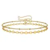 Conjunto de Pulseiras de Alta Qualidade Transfronteiriço Europeu e Americano, Pulseira Feminina de Luxo Leve, Pulseira de Metal da Moda, Joias da Moda para o Dia a Dia
