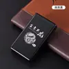 Estuche Delgado para Cigarrillos para 20 Cigarrillos, Ultra-Delgado Portátil para Hombre, Automático Pop-Up, Resistente a la Humedad, Aleación de Aluminio Grabada, Estuche de Cigarrillos de Gama Alta