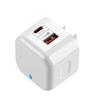 Cargador Pd20W es Adecuado para Cabezal de Carga de Teléfono Móvil Apple iPhone, Estándar A+C de EE. UU., Europeo y Británico, Cabezal de Carga Rápida Multipuerto con Luz