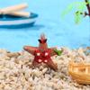 Resina Simulación Estrella de Mar Estilo Mediterráneo Pareja Estrella de Mar Colgante Decoraciones Creativas Colgante de Navidad