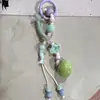 Llavero de Bolsa de Cerámica Tejida a Mano de Jingdezhen, Colgante Creativo de Anilla de Resorte, Venta al por Mayor de Pequeños Regalos Culturales y Creativos