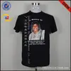 Camiseta publicitaria de manga corta con estampado en caliente de poliéster de 140 g para elecciones presidenciales nacionales.