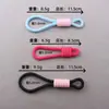 Nova alça de celular colorida de borracha macia, chaveiro de boneca DIY feito à mão, alça anti-perda para garrafa de água, pingente decorativo