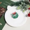 Mini Pinzas para el Cabello Navideñas Transfronterizas Europeas y Americanas, Pasadores de Árbol de Navidad y Papá Noel, Accesorios para el Cabello Festivos de Moda y Simples para Fiestas