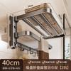 Estante de Almacenamiento de Toallas de Baño Montado en la Pared Estante de Almacenamiento de Pared para Baño Plegable Sin Perforaciones Fuerte Ventosa Toallero